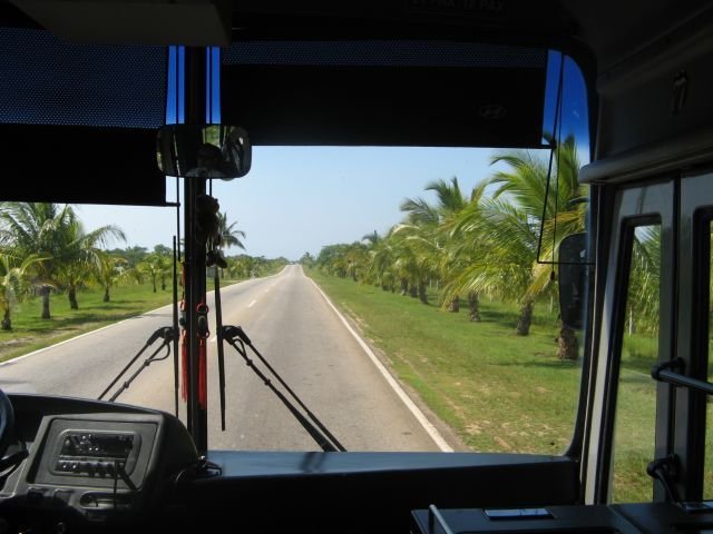 en bus  Cuba