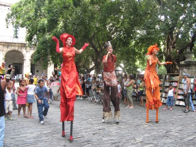 spectacle de rue  La Havane