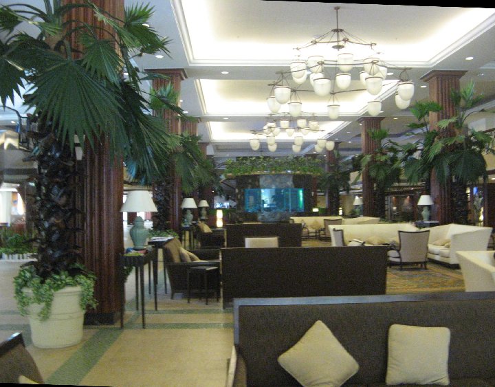 le lobby du Graceland resort et spa